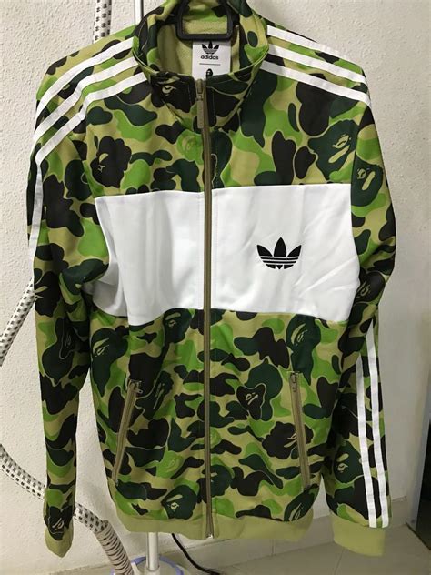 bape adidas firebird replica|bape jacket stockx.